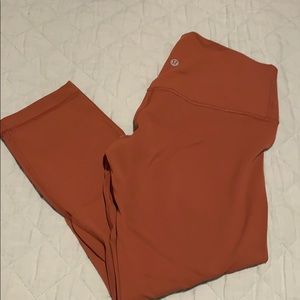 Lululemon Align Crop 21” rustic clay